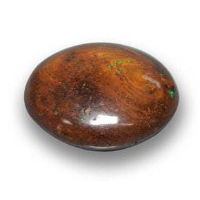 6,96 ctw natürlicher Mehrfarbig Boulder-Opal, Rundschliff, Lichtundurchlässig