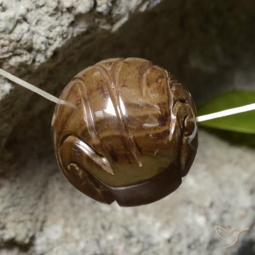 9,17 ctw natürlicher Mehrfarbig Boulderopal, Kugel / Ball, Lichtundurchlässig