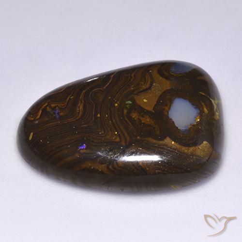9,17 ctw natürlicher Mehrfarbig Boulderopal, Fantasie, Lichtundurchlässig