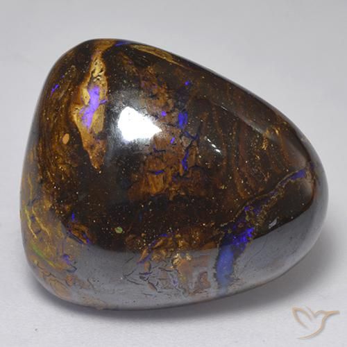 25.75ct Natürlicher Mehrfarbig Boulder-Opal, Fantasie, Lichtundurchlässig