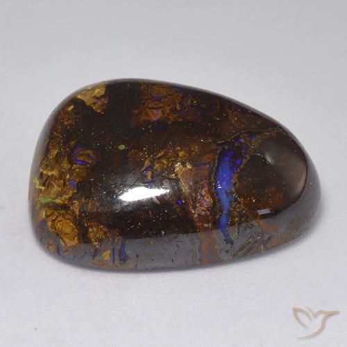 9,17 ctw natürlicher Mehrfarbig Boulderopal, Fantasie, Lichtundurchlässig