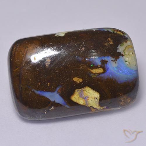 14.29ct Natürlicher Mehrfarbig Boulder-Opal, Kissen, Lichtundurchlässig