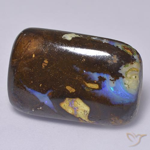 9,17 ctw natürlicher Mehrfarbig Boulder-Opal, Kissen, Lichtundurchlässig