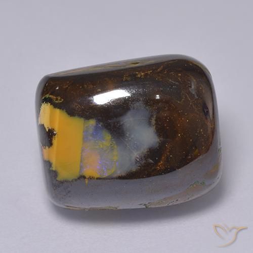 9,17 ctw natürlicher Mehrfarbig Boulderopal, Kissen, Lichtundurchlässig