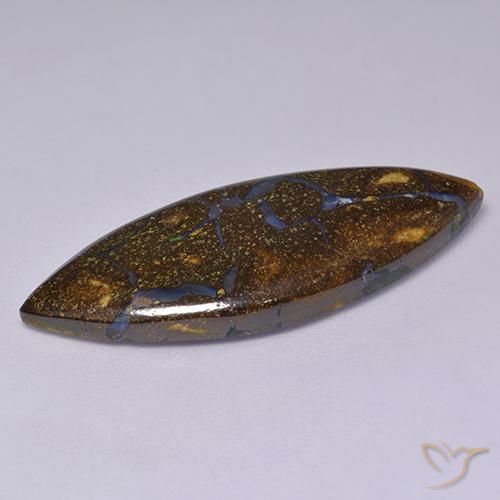 9,17 ctw natürlicher Mehrfarbig Boulderopal, Marquise, Lichtundurchlässig