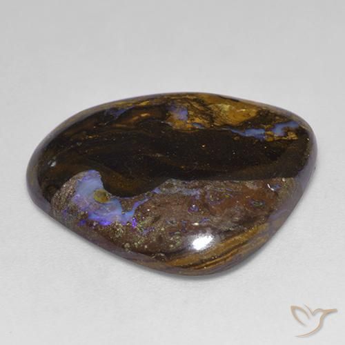 9,17 ctw natürlicher Mehrfarbig Boulderopal, Fantasie, Lichtundurchlässig