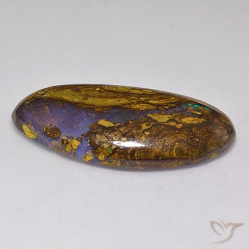 9,17 ctw natürlicher Mehrfarbig Boulderopal, Fantasie, Lichtundurchlässig