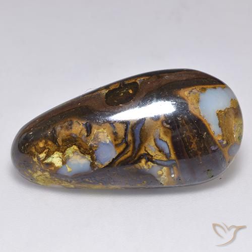 9,17 ctw natürlicher Mehrfarbig Boulderopal, Fantasie, Lichtundurchlässig