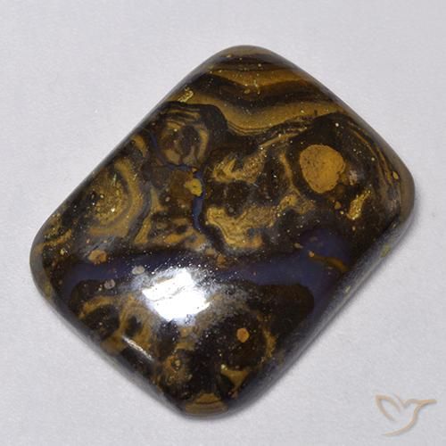 13.03ct Natürlicher Mehrfarbig Boulderopal, Kissen, Lichtundurchlässig