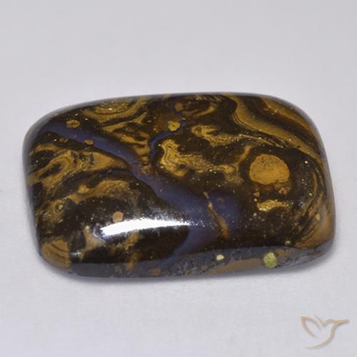 9,17 ctw natürlicher Mehrfarbig Boulderopal, Kissen, Lichtundurchlässig