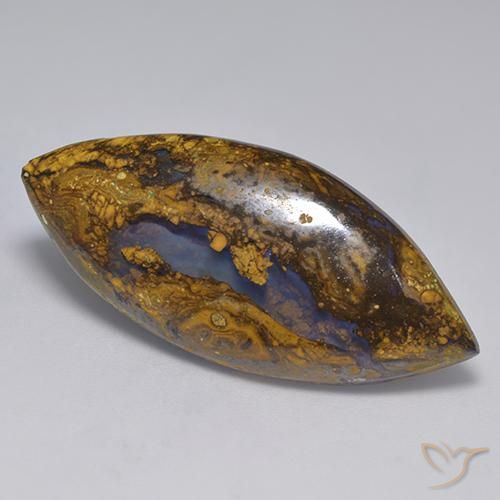 9,17 ctw natürlicher Mehrfarbig Boulderopal, Marquise, Lichtundurchlässig