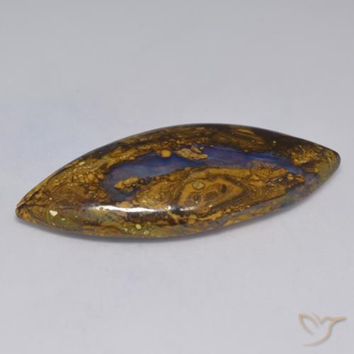 9,17 ctw natürlicher Mehrfarbig Boulderopal, Marquise, Lichtundurchlässig