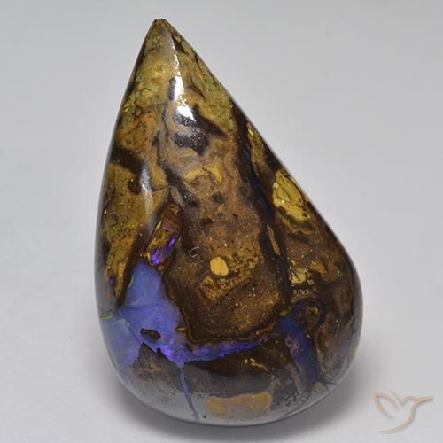 9,17 ctw natürlicher Mehrfarbig Boulderopal, Fantasie, Lichtundurchlässig