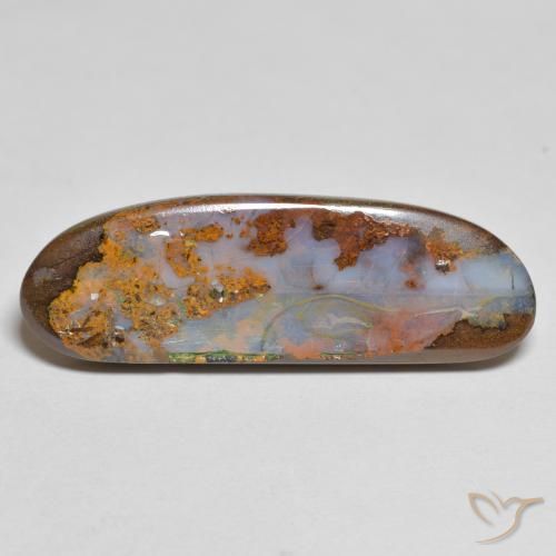 11.89ct Natürlicher Mehrfarbig Boulderopal, Fantasie, Lichtundurchlässig