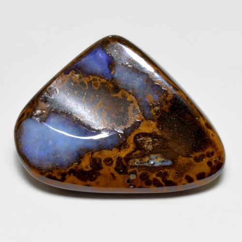 67,66 ctw natürlicher Mehrfarbig Boulder-Opal, Ausgefallene Form, Lichtundurchlässig