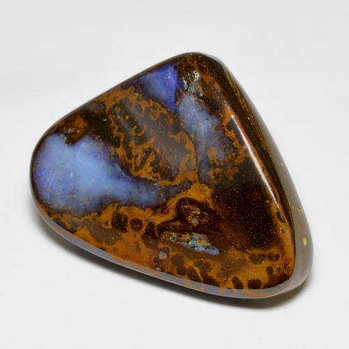 67,66 ctw natürlicher Mehrfarbig Boulder-Opal, Ausgefallene Form, Lichtundurchlässig