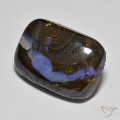 9,17 ctw natürlicher Mehrfarbig Boulderopal, Kissen, Lichtdurchlässig