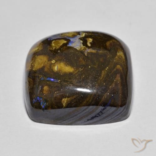 9,17 ctw natürlicher Mehrfarbig Boulderopal, Kissen, Lichtundurchlässig