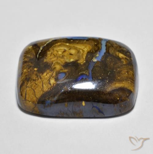 9,17 ctw natürlicher Mehrfarbig Boulderopal, Kissen, Lichtundurchlässig