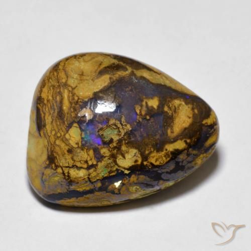 11.19ct Natürlicher Mehrfarbig Boulder-Opal, Fantasie, Lichtundurchlässig
