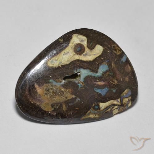 9.26ct Natürlicher Mehrfarbig Boulderopal, Fantasie, Lichtundurchlässig