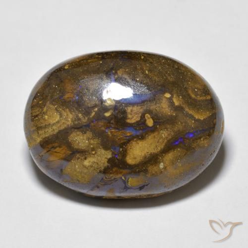 15.41ct Natürlicher Mehrfarbig Boulder-Opal, Oval, Lichtundurchlässig