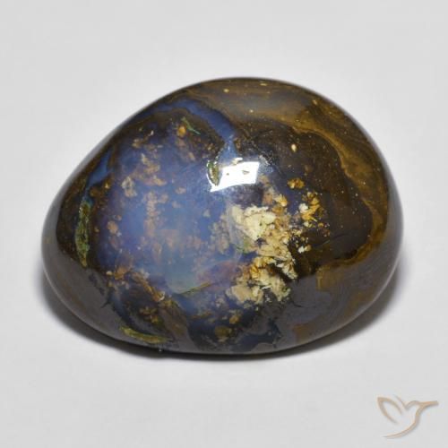 15.18ct Natürlicher Mehrfarbig Boulderopal, Fantasie, Lichtundurchlässig