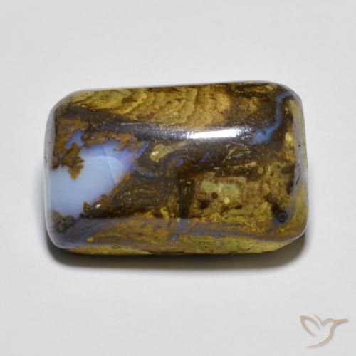 11.36ct Natürlicher Mehrfarbig Boulderopal, Kissen, Lichtundurchlässig