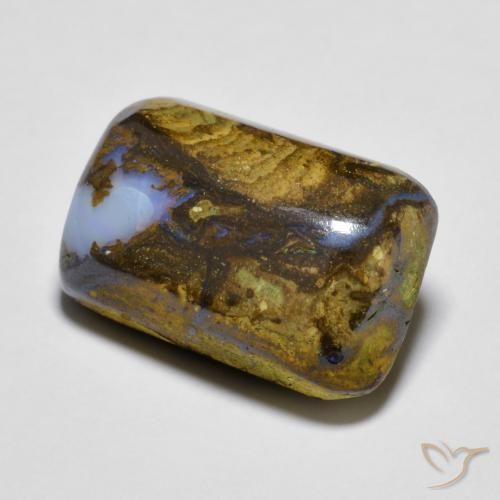 9,17 ctw natürlicher Mehrfarbig Boulderopal, Kissen, Lichtundurchlässig