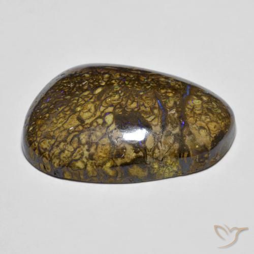 9,17 ctw natürlicher Mehrfarbig Boulderopal, Fantasie, Lichtundurchlässig
