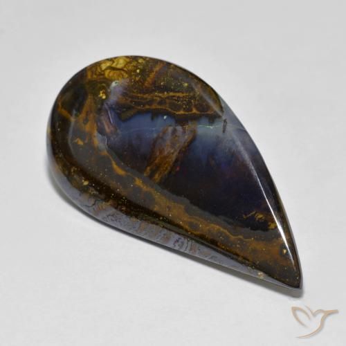 9,17 ctw natürlicher Mehrfarbig Boulderopal, Fantasie, Lichtundurchlässig