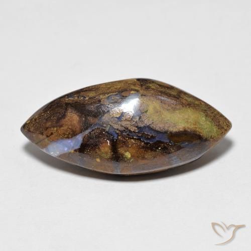 9,17 ctw natürlicher Mehrfarbig Boulderopal, Marquise, Lichtundurchlässig
