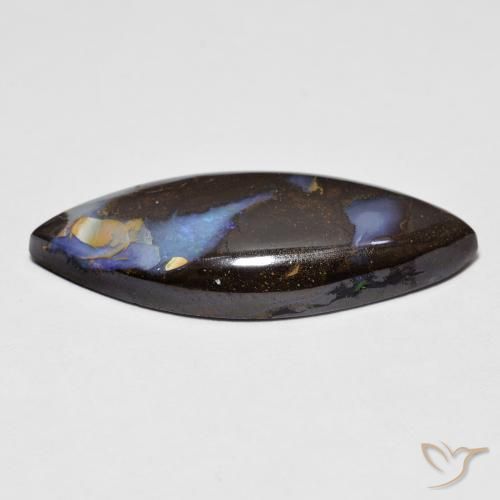 9,17 ctw natürlicher Mehrfarbig Boulderopal, Marquise, Lichtundurchlässig