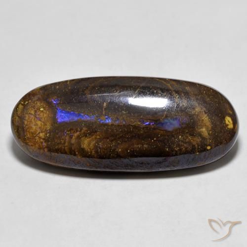 14.55ct Natürlicher Mehrfarbig Boulderopal, Oval, Lichtundurchlässig