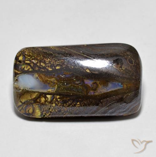 16.10ct Natürlicher Mehrfarbig Boulderopal, Kissen, Lichtundurchlässig