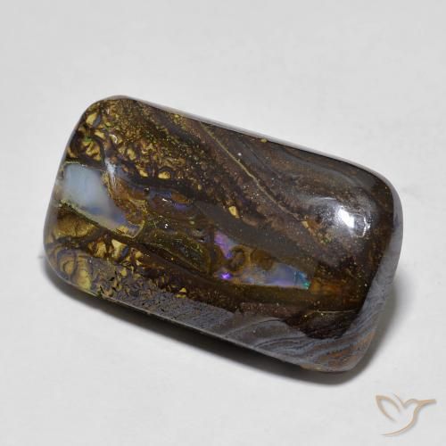 9,17 ctw natürlicher Mehrfarbig Boulderopal, Kissen, Lichtundurchlässig