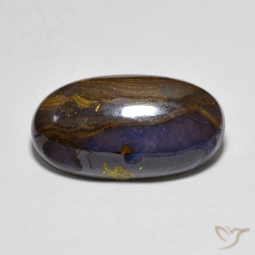 7.95ct Natürlicher Mehrfarbig Boulderopal, Oval, Lichtundurchlässig