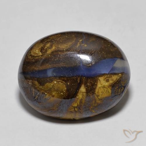 15.09ct Natürlicher Mehrfarbig Boulder-Opal, Oval, Lichtundurchlässig