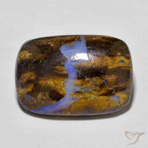14.98ct Natürlicher Mehrfarbig Boulder-Opal, Kissen, Lichtundurchlässig