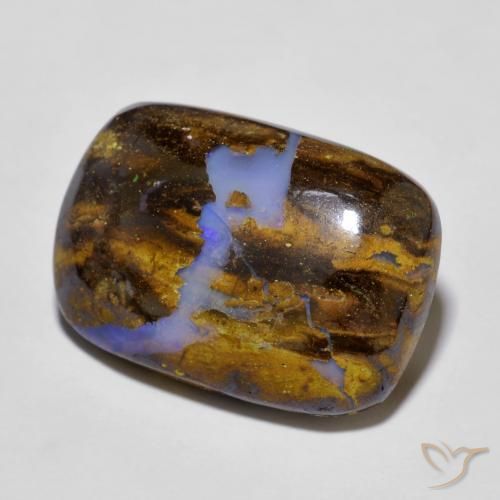 9,17 ctw natürlicher Mehrfarbig Boulderopal, Kissen, Lichtundurchlässig