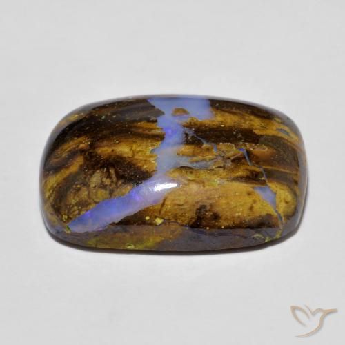 9,17 ctw natürlicher Mehrfarbig Boulderopal, Kissen, Lichtundurchlässig