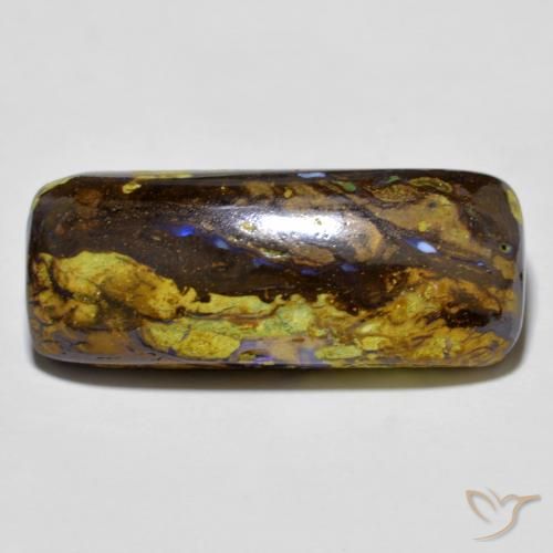 9,17 ctw natürlicher Mehrfarbig Boulderopal, Kissen, Lichtundurchlässig