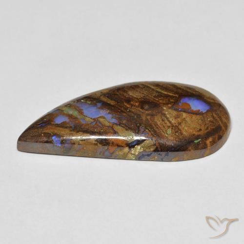 9,17 ctw natürlicher Mehrfarbig Boulderopal, Fantasie, Lichtundurchlässig