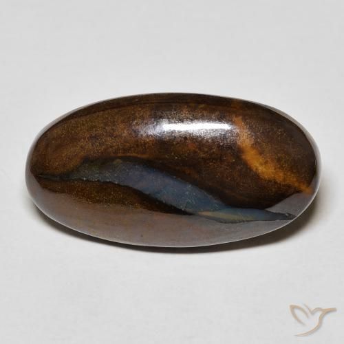 12.95ct Natürlicher Mehrfarbig Boulderopal, Oval, Lichtundurchlässig