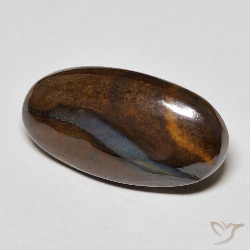 9,17 ctw natürlicher Mehrfarbig Boulderopal, Oval, Lichtundurchlässig
