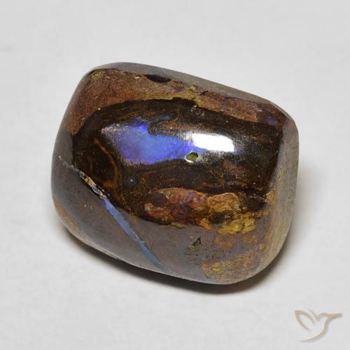 9,17 ctw natürlicher Mehrfarbig Boulderopal, Kissen, Lichtundurchlässig