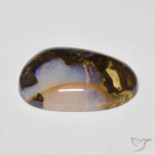 9,17 ctw natürlicher Mehrfarbig Boulderopal, Fantasie, Transparent