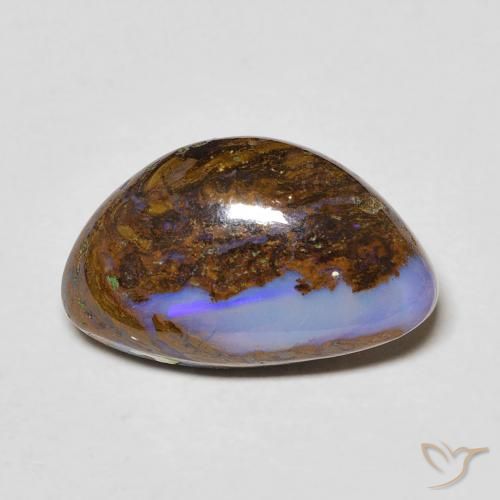 4.92ct Natürlicher Mehrfarbig Boulder-Opal, Fantasie, Lichtundurchlässig