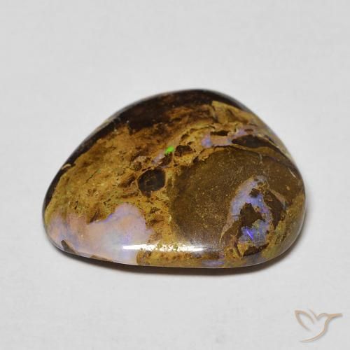 9,17 ctw natürlicher Mehrfarbig Boulderopal, Fantasie, Lichtundurchlässig