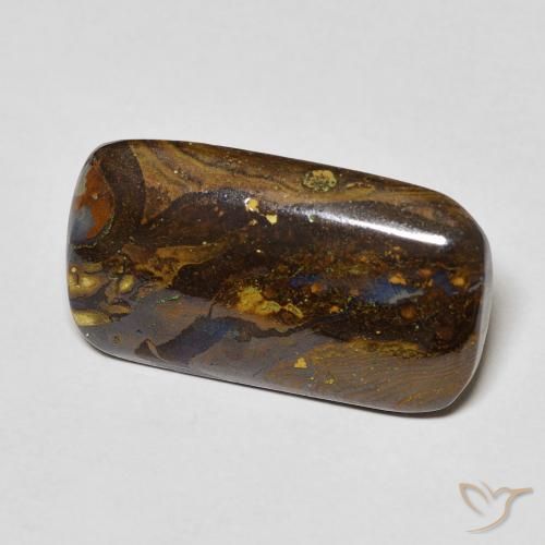 9,17 ctw natürlicher Mehrfarbig Boulderopal, Kissen, Lichtundurchlässig